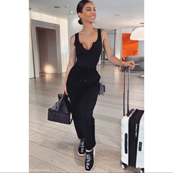 Meshki loopback joggers - BLACK - Picture 4 of 7